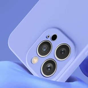 Silicone case etui iPhone 14 Plus silikonowy pokrowiec beżowe - Etui i futerały do telefonów - miniaturka - grafika 4