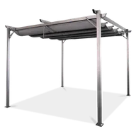Kratki i pergole - Pergola na taras SPRINT 3x3 Anthracite/Grey - HARDMAISTER - miniaturka - grafika 1