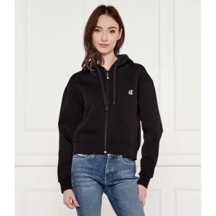 Armani Exchange Bluza Regular Fit - Bluzy damskie - miniaturka - grafika 1