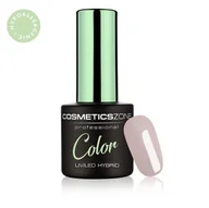 Lakiery hybrydowe - Lakier hybrydowy hipoalergiczny beżowy z drobinkami 7ml – Parisian Beige 268 - miniaturka - grafika 1