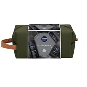 Zestawy kosmetyków męskich - Nivea, Men Zestaw Prezentowy Deep Control Deo Roll-On + Żel Pod Prysznic + Woda Po Goleniu - miniaturka - grafika 1