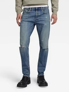Spodnie męskie - G-Star Dżinsy "3301" - Slim fit - w kolorze błękitnym - grafika 1