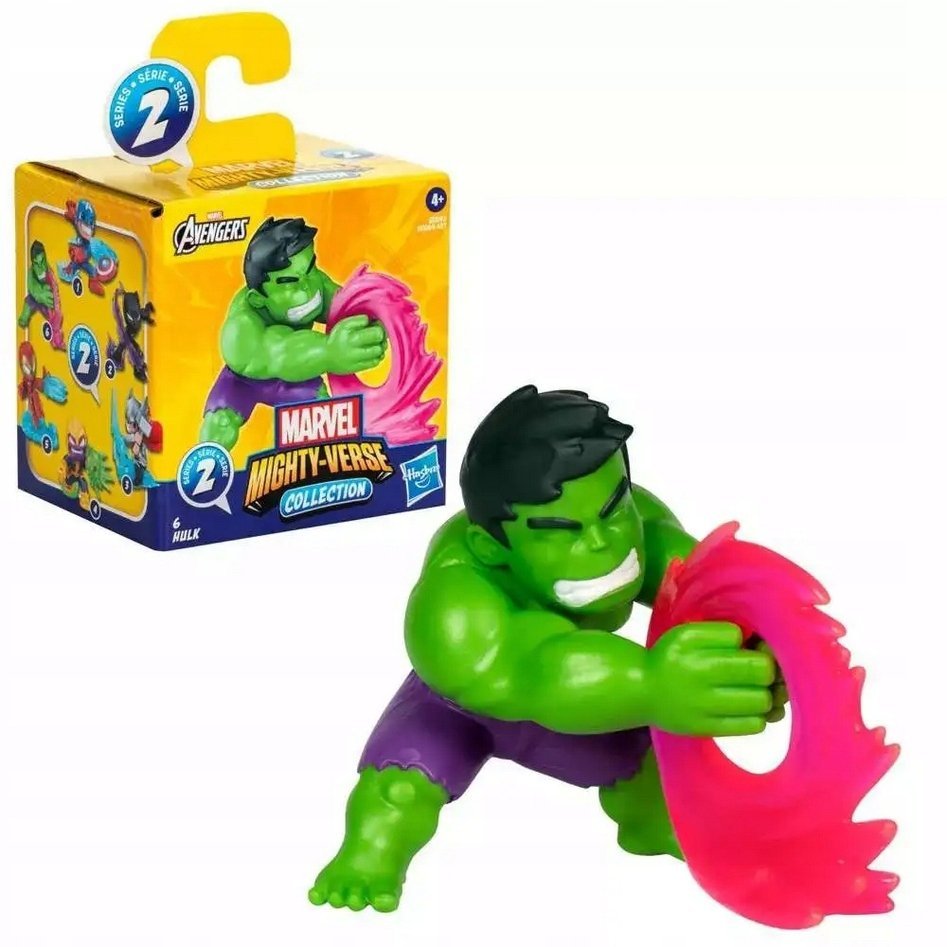 Figurka kolekcjonerska Hulk 6cm Marvel Avengers Hasbro Mighty Verse