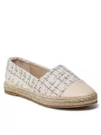 Espadryle damskie - DeeZee Espadryle WSS990-104 Beżowy - miniaturka - grafika 1