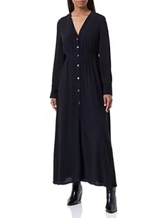 Sukienki - Sisley Sukienka damska, czarny 100, 40 - grafika 1