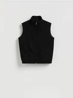 Moda i Uroda OUTLET - Reserved - Kamizelka z domieszką wełny - czarny - miniaturka - grafika 1