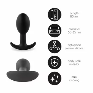 Feelz Toys Plugz Butt Plug Black Nr. 3 - Korki analne - miniaturka - grafika 3