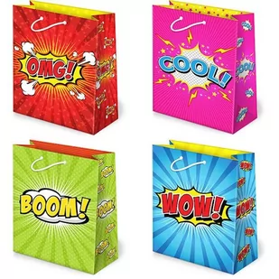Torebki Ozdobne T2L Set 64 Dymki Komiksowe 10 Sztuk - Opakowania i torebki na prezenty Torebki Ozdobne T2L Set 64 Dymki Komiksowe 10 Sztuk - Opakowania i torebki na prezenty - miniaturka - grafika 1