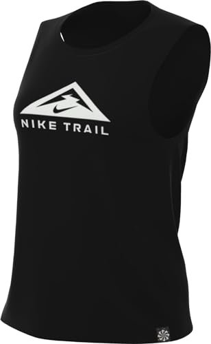 Nike W Nk DF Trail Tank Biustonosz tank top Kobiety, Czarny/Photon Dust, M