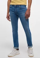 Spodnie męskie - Mustang Atlanta Super Skinny Męskie Spodnie Jeansowe Jeansy Denim Blue 1013679 5000 582-W32 L32 - miniaturka - grafika 1
