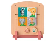 Zabawki kreatywne - Playtive Zabawka motoryczna do zawieszenia na ścianie, drewniana, 2 elementy (Puzzle) - miniaturka - grafika 1