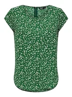 Koszulki i topy damskie - Bestseller A/S Onlvic S/S AOP Noos Ptm Top damski, Green Jacket/Aop:maja Ditsy, 38 - miniaturka - grafika 1