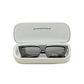 Akcesoria do okularów - Twarde kremowe etui Futerał na okulary PolarZone - miniaturka - grafika 1