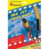 Pozostałe akcesoria dla plastyków - Titanum Papier foto A4/20ark błyszczący - miniaturka - grafika 1