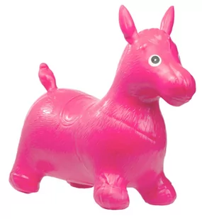 Skoczek gumowy koń różowy KX5293_5 - Skoczki dla dzieci - miniaturka - grafika 1