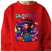 Bluzy dla dziewczynek - BLUZA DZIECIĘCA HUNTRIX HALLOWEEN 146-152 BAWEŁNIANA JAKOŚĆ - miniaturka - grafika 1