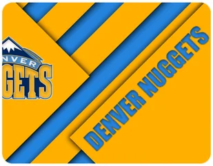 PODKŁADKA POD MYSZKĘ DENVER NUGGETS + IMIĘ 23x19CM DO LAPTOPA - Podkładki pod mysz - miniaturka - grafika 1