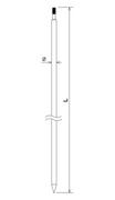Piorunochrony - Uziom składany podstawa (element startowy) fi.16x1500mm AN-53Z/OG, AN-KOM - miniaturka - grafika 1