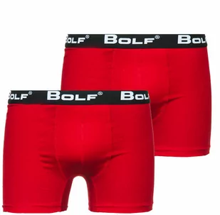 Czerwone bokserki męskie Bolf 0953-2P 2 PACK - Majtki męskie - miniaturka - grafika 1