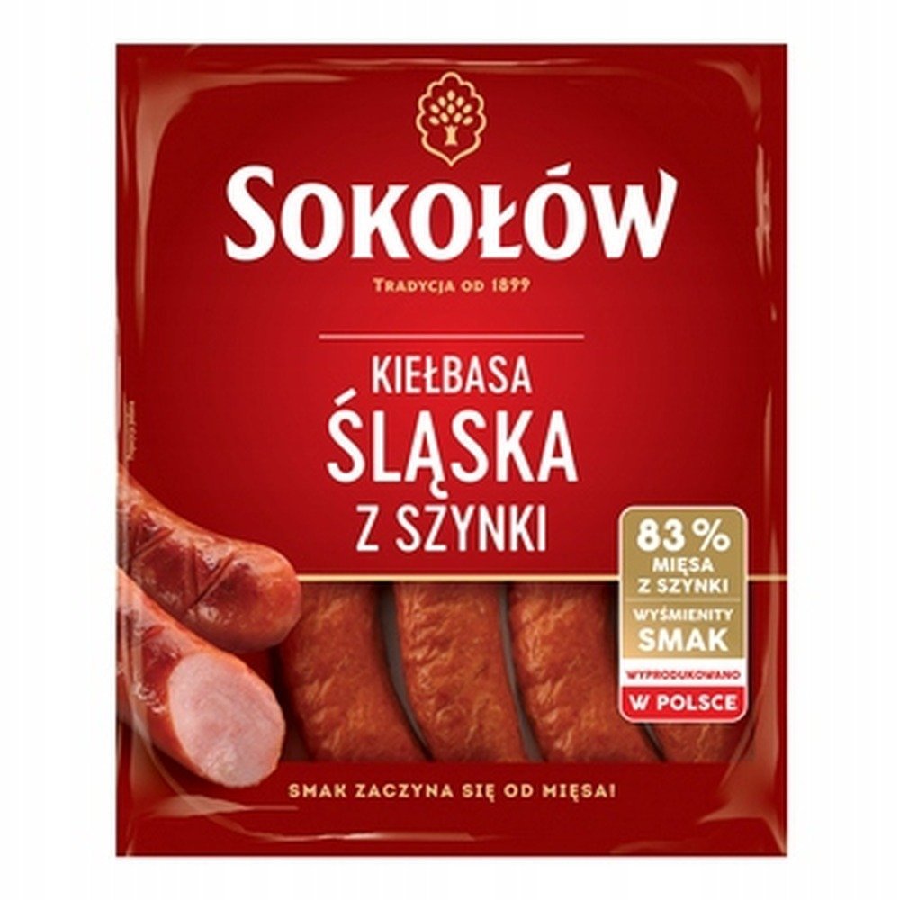 Kiełbasa śląska z szynki wieprzowej 500 g