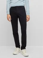 Spodnie męskie - Boss Chinosy Kaito1 50487966 Czarny Slim Fit - miniaturka - grafika 1