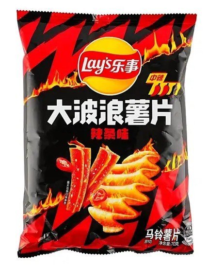 Lay's Wave Cut - Latiao Spicy Strip