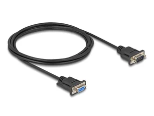 DeLOCK Kabel szeregowy RS-232 D-Sub9 męski na żeński 2 m - Kable komputerowe i do monitorów - miniaturka - grafika 1