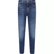 Spodnie i spodenki dla chłopców - Guess Jeansy | Straight fit | denim - miniaturka - grafika 1