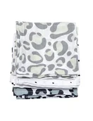 Pieluchy - Motherhood Chusteczka muślinowa Ocelot Szary - miniaturka - grafika 1