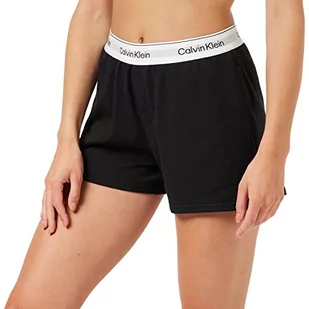 Calvin Klein Damskie szorty do spania, Czarny, S - Spodenki damskie - miniaturka - grafika 1