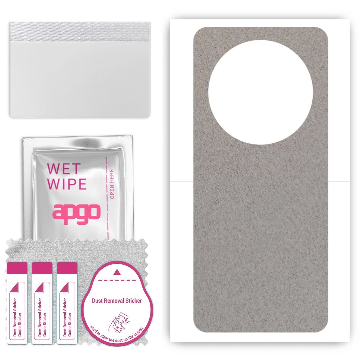 Folia naklejka skórka strukturalna na TYŁ Zamsz do Honor Magic5 Lite - Zamsz Szary - apgo SKINS