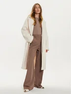 Płaszcze damskie - Gina Tricot Płaszcz przejściowy 22987 Écru Regular Fit - miniaturka - grafika 1