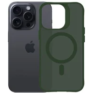 Etui i futerały do telefonów - Etui 3MK Smoke Guardx MagCase do Apple iPhone 16 Pro Max Zielony - miniaturka - grafika 1