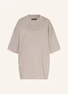 Moda i Uroda OUTLET - Black Palms T-Shirt grau - miniaturka - grafika 1