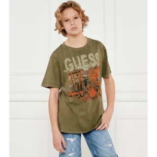 Guess T-shirt Oversize fit - Koszulki dla chłopców - miniaturka - grafika 1