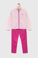 Dresy i komplety dla dziewczynek - Adidas dres dziecięcy G BL kolor różowy - adidas - miniaturka - grafika 1