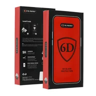 Szkła hartowane na telefon - Hartowane szkło Full Glue 6D do IPHONE 11 PRO Czarne - PAKIET 10 SZTUK - miniaturka - grafika 1