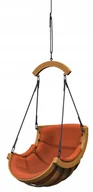 Fotele ogrodowe wiszące - 4iQ Fotel Alpha Wiszący Łuk Terracotta bujak ogrodowy - miniaturka - grafika 1