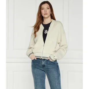 Tommy Hilfiger Bluza CROP VARSITY | Regular Fit - Bluzy damskie - miniaturka - grafika 1