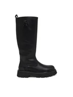 Kozaki damskie - Patrizia Pepe Kozaki PPJ980.01 Czarny - miniaturka - grafika 1