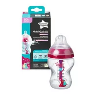 Butelki dla niemowląt - Tommee Tippee Butelka antykolkowa ADVANCED GIRL 260ml - miniaturka - grafika 1