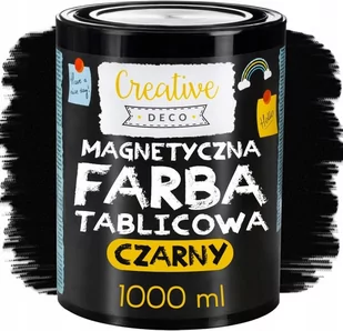 Creative Deco farba tablicowa magnetyczna czarna 1L - Farby i media malarskie - miniaturka - grafika 1