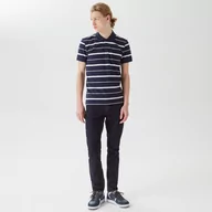 Spodnie męskie - Lacoste męskie dżinsy z elastycznego denimu bawełnianego Slim Fit - miniaturka - grafika 1