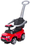 Chodziki - Jeździk z prowadnikiem SPORT CAR 614R na gumowych kołach - CZERWONY - miniaturka - grafika 1