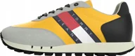 Buty sportowe męskie - Tommy Hilfiger Buty Męskie Kanarkowo-szare r. 44 - miniaturka - grafika 1