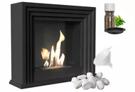 Biokominki - Biokominek Portalowy Quaerere Czarny Certyfikat Tüv Zestaw - miniaturka - grafika 1