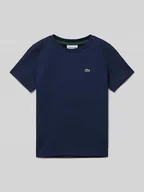 Koszulki dla chłopców - T-shirt z wyhaftowanym logo - miniaturka - grafika 1