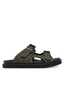 Klapki i japonki męskie - Guess Klapki FMJBAH FAB03 Zielony - miniaturka - grafika 1