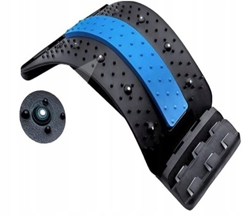 Przyrząd Masażer do Rozciągania Pleców z Magnesami Wypustkami Max 100 Kg