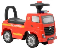 Jeździki dla dzieci - Jeździk Mercedes Actros Policja 3316A Czerwony - miniaturka - grafika 1